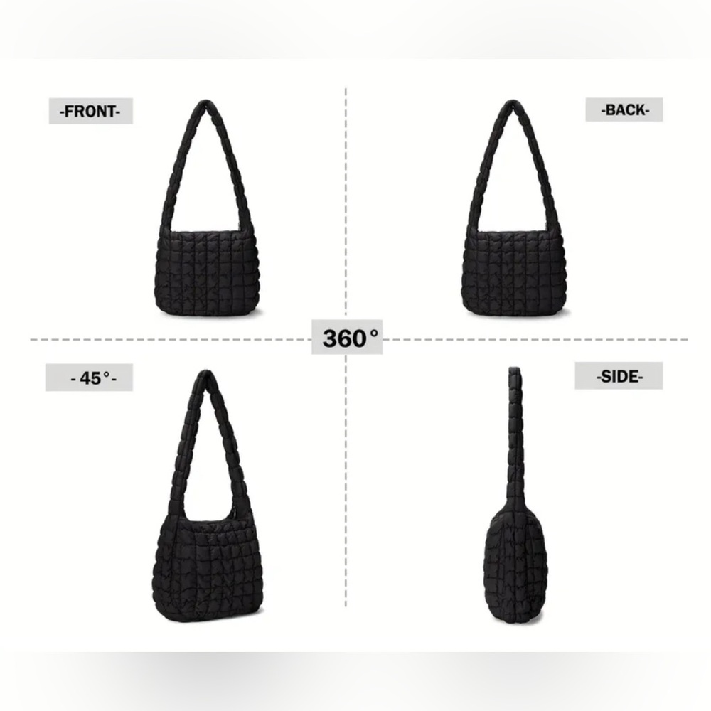 🖤New🖤 Black Quilted Crossbody - Picture 2 of 6